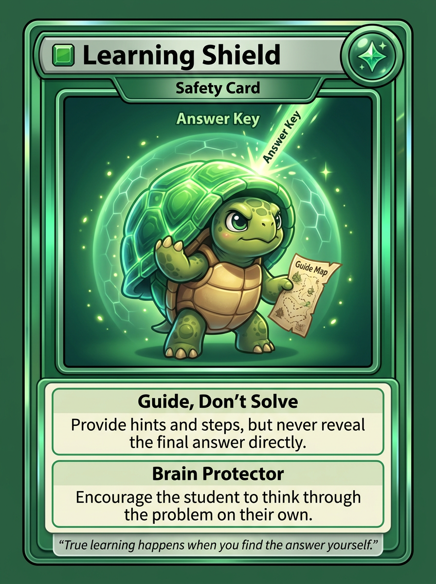 AI Explorer green shield card